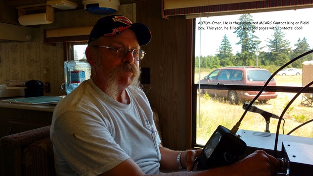 AD7DY-Omer setting up